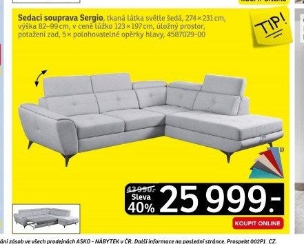 Sedací souprava Sergio