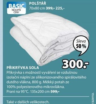 PŘIKRÝVKA SOLA