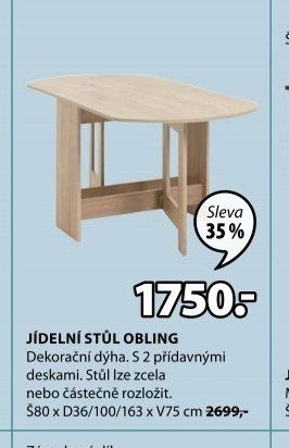 JÍDELNÍ STŮL OBLING
