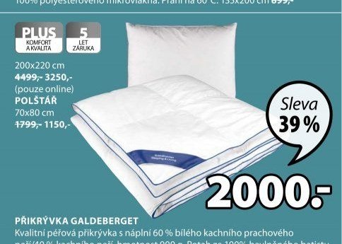 Přikrývka GALDEBERGET