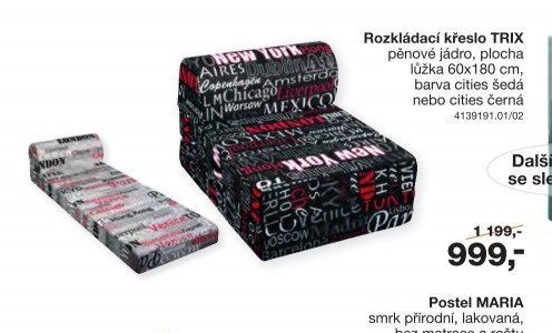 Rozkládací křeslo TRIX
