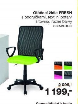 Otáčecí židle FRESH