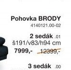 Pohovka BRODY 2 sedák .01