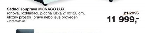 Sedací souprava MONACO LUX