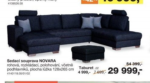 Sedací souprava NOVARA