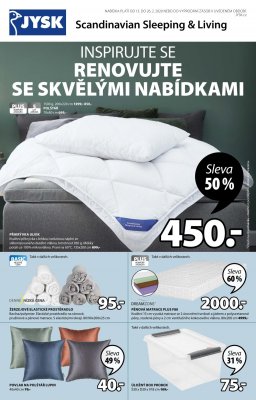 akční leták Jysk 13.2.2020-26.2.2020