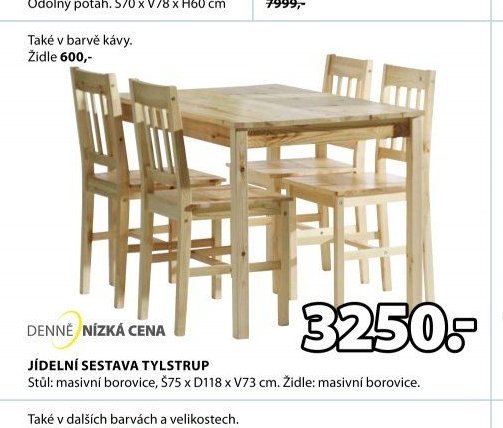 JÍDELNÍ SESTAVA TYLSTRUP