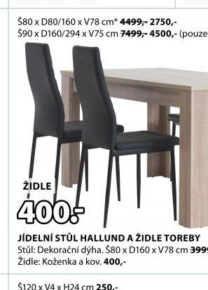 ŽIDLE TOREBY