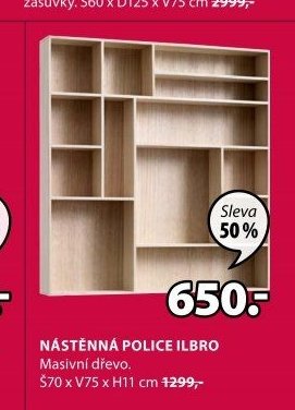 NÁSTĚNNÁ POLICE ILBRO