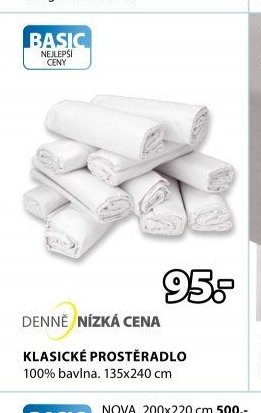 Klasické prostěradlo