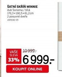 ŠATNÍ SKŘÍŇ WINNIE