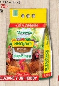 Slepičince 3 kg + 30 % zdarma