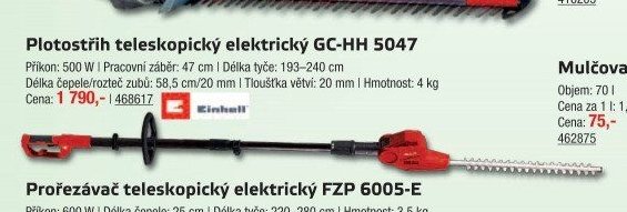 Plotostřih teleskopický elektrický GC-HH 5047