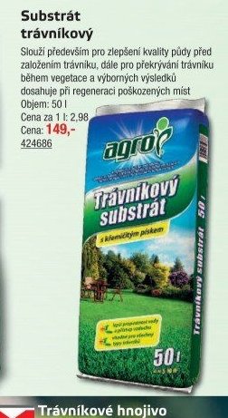 Substrát trávníkový