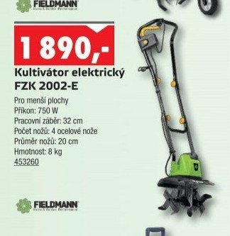 Kultivátor elektrický FZK 2002-E