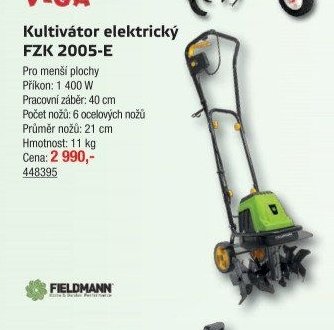 Kultivátor elektrický FZK 2005-E