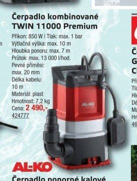 Čerpadlo kombinované TWIN 11000 Premium