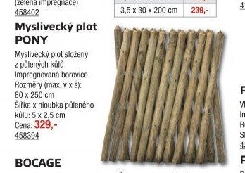 Myslivecký plot PONY