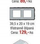 39,5 x 20 x 19 cm třístranně štípaná