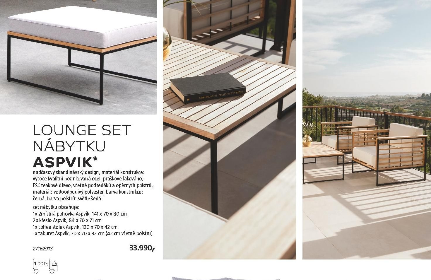 LOUNGE SET NÁBYTKU ASPVIK