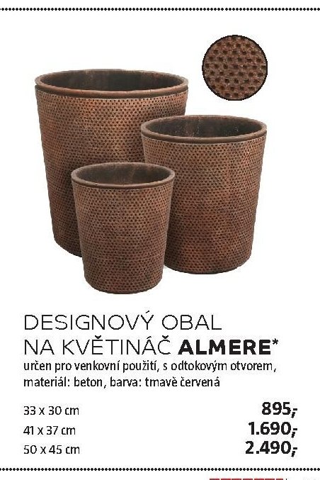 Designový obal na květináč ALMERE