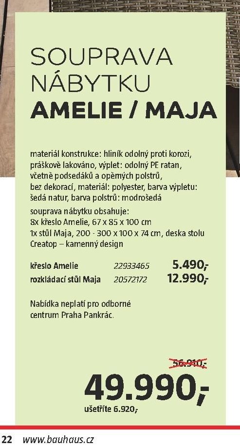 Souprava nábytku Amelie / Maja