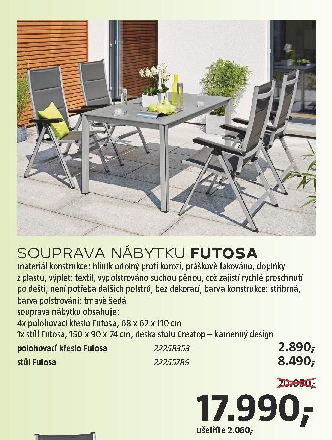 Souprava nábytku Futosa