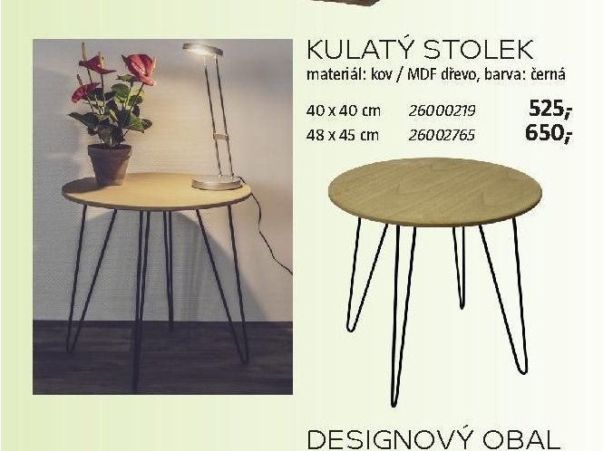 KULATÝ STOLEK