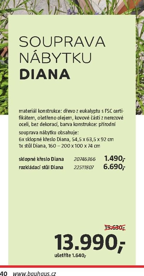 Souprava nábytku Diana