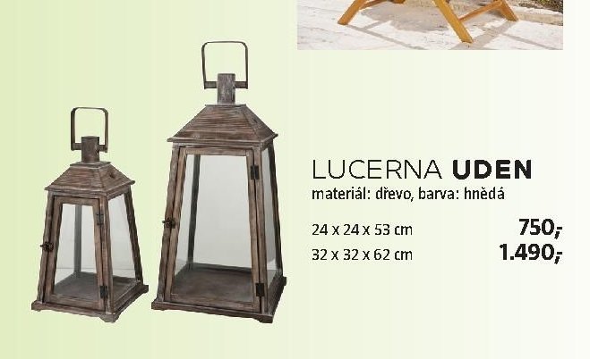 LUCERNA UDEN 24 x 24 x 53 cm