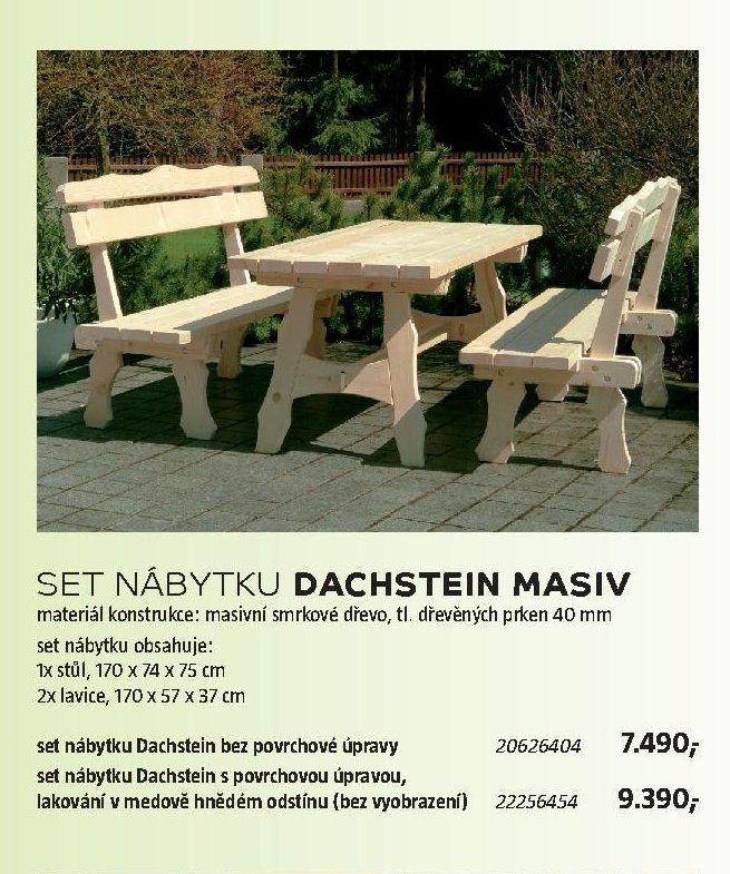 SET NÁBYTKU DACHSTEIN MASIV