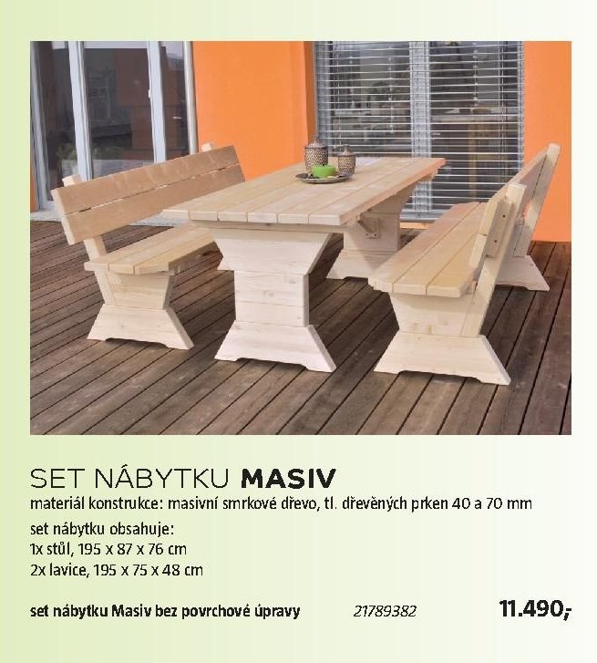 SET NÁBYTKU MASIV