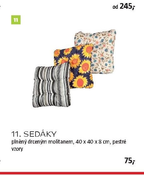 11. SEDÁKY