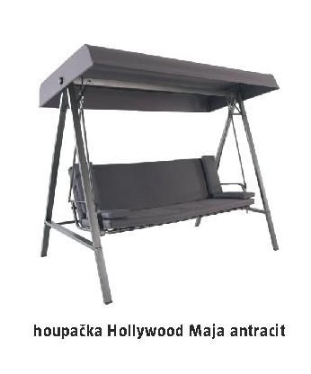 houpačka Hollywood Maja antracit