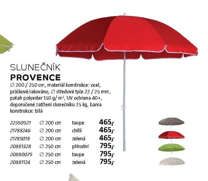 Slunečník Provence