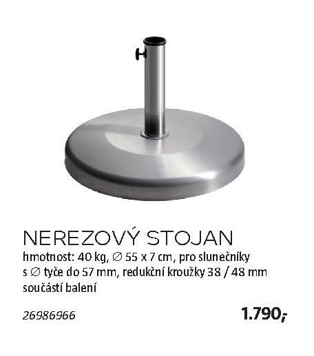 Nerezový stojan