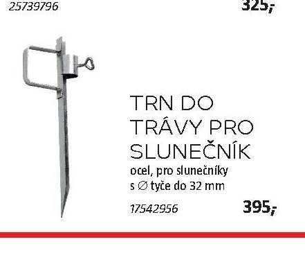 Trn do trávy pro slunečník