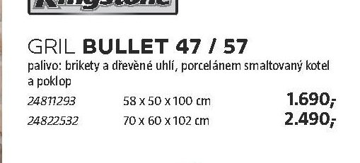 GRIL BULLET 47 / 57