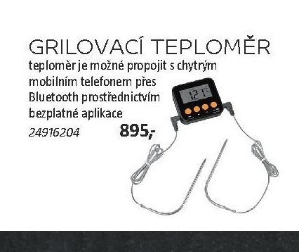 GRILOVACÍ TEPLOMĚR (Bluetooth)
