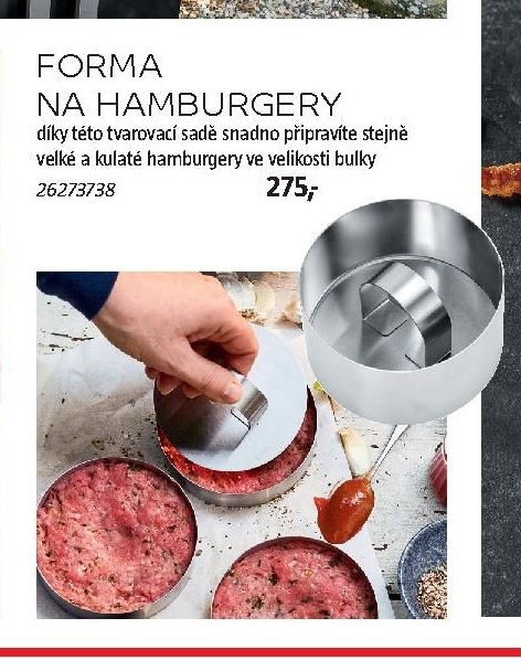 FORMA NA HAMBURGERY