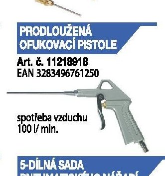 PRODLOUŽENÁ OFUKOVACÍ PISTOLE