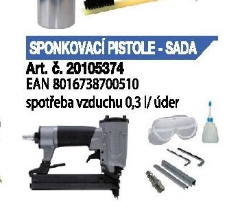 SPONKOVACÍ PISTOLE - SADA