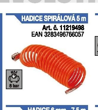HADICE SPIRÁLOVÁ 5 m