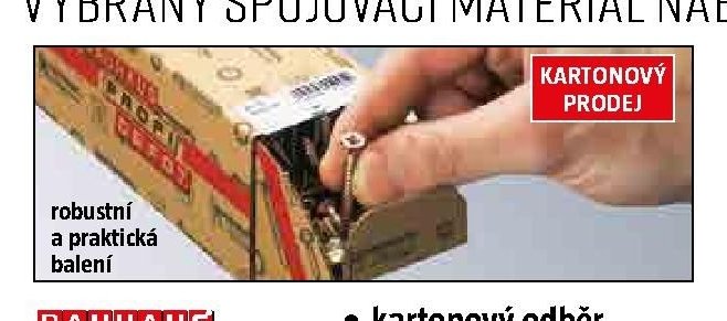 Spojovací materiál (kartonový prodej)