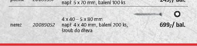 Vrut s plochou hlavou TurboDRILL