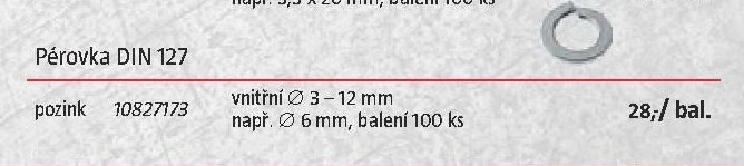 Pérovka DIN 127