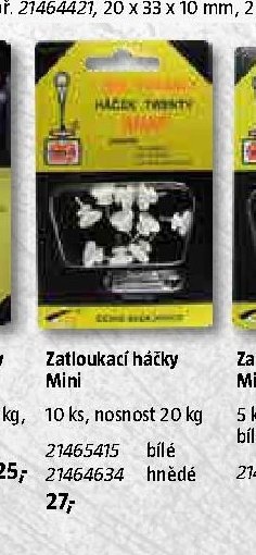 Zatloukací háčky Mini, 10 ks