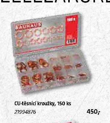 CU-těsnicí kroužky, 150 ks