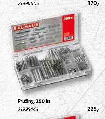 Pružiny, 200 ks