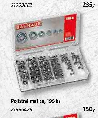 Pojistné matice, 195 ks